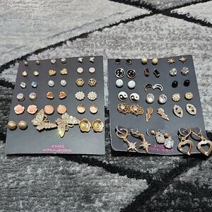 ASSORTED HYPOALLERGENIC 36 PAIRS EARRINGS BUNDLE
